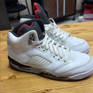 Jordan 5 White Cement